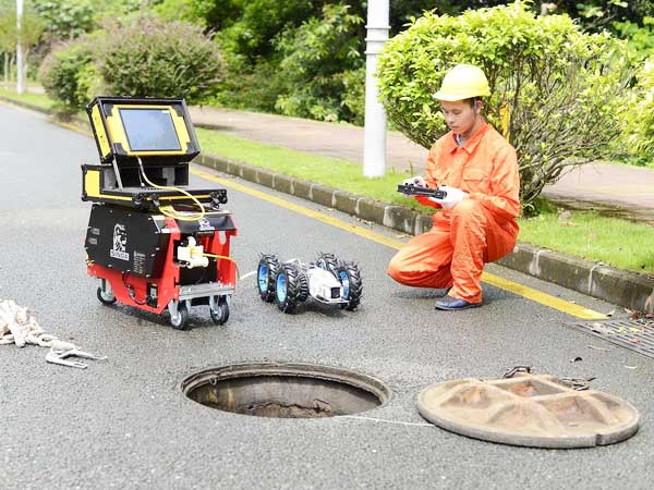 淄川管道机器人检测